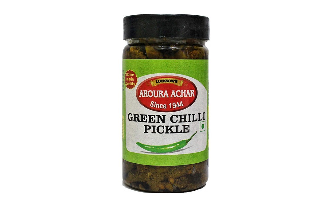 Aroura Achar Green Chilli Pickle    Pack  200 grams